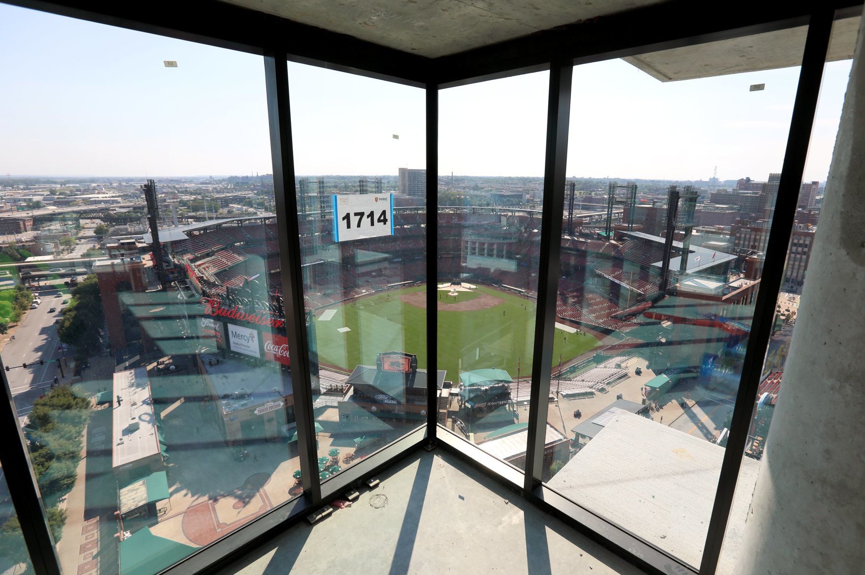 Views from One Cardinal Way residential tower